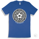 Your School Name Here Wildcats Soccer Supporters Union Design - True Royal T-shirt