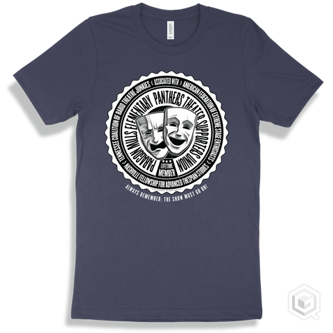 Paragon Mills Elementary  Panthers Theater Supporters Union Design - Navy T-shirt