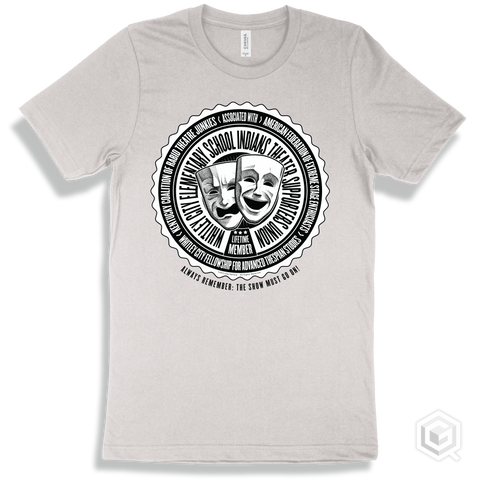 Whitley City Elementary School Indians Theater Supporters Union Design - White T-shirt